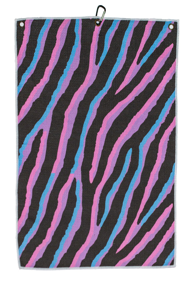 Pastel Zebra - Premium Golf Towel