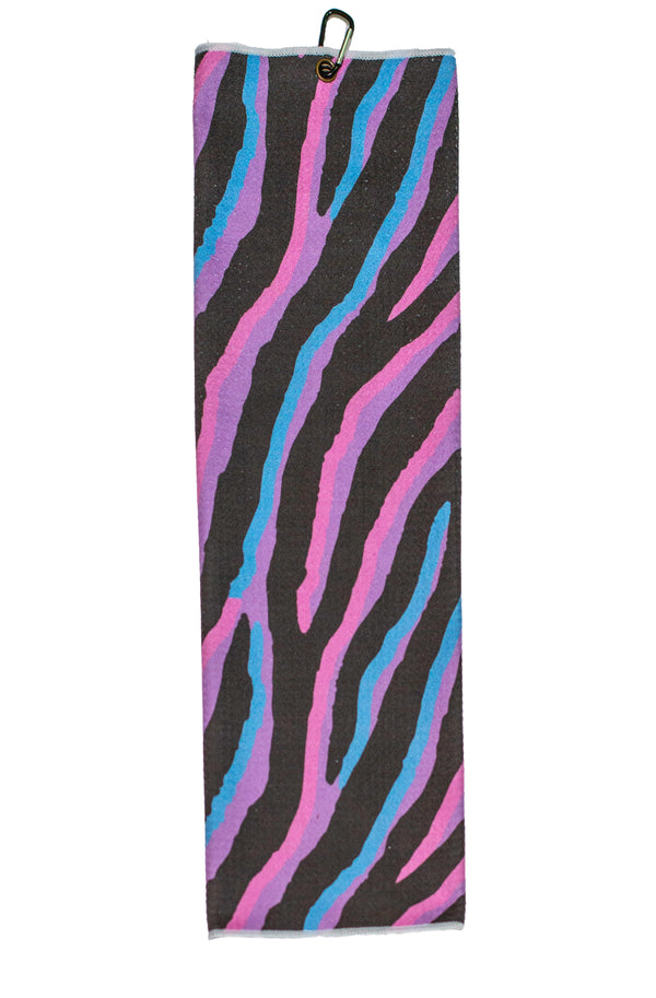 Pastel Zebra - Premium Golf Towel